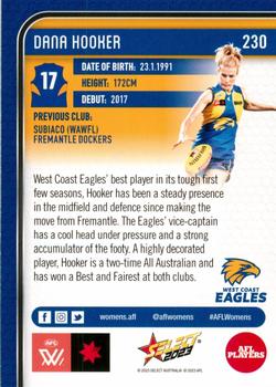 2023 Select AFL Footy Stars #230 Dana Hooker Back